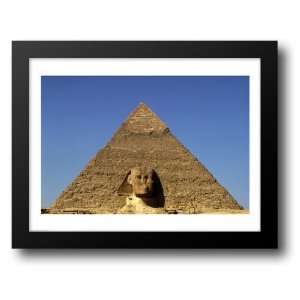  Great Sphinx Chephren Pyramid Giza Egypt 28x22 Framed Art 