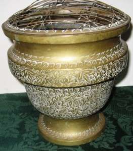 Large Brass Vase   Incense Burner  