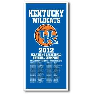  Kentucky 2012 NCAA Mens National Champions Basketball 