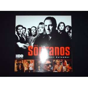  THE SOPRANOS WALL CALENDAR 2001 HBO Calender Everything 