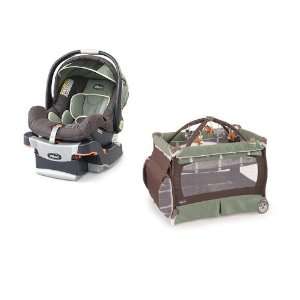 Chicco Keyfit Car Seat & Lullaby Playard in Adventure