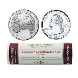  Chickasaw National Parks Quarters P Mint Roll Everything 