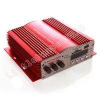 NEW 480W 4 CH Mini Home Digital Stereo Power Amplifier AMPS Red  