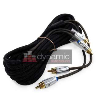 KICKER XI25 16 2 Channel High End Car Interconnect RCA Audio Cable 
