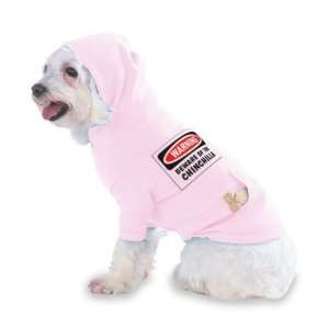  BEWARE OF THE CHINCILLA Hooded (Hoody) T Shirt with pocket 