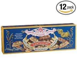 Del Chiostro Cantuccini Cookies, 3.52 Ounce Boxes (Pack of 12)  