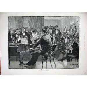   Woodville Fine Art 1887 Meeting Lyric Club Piano Music