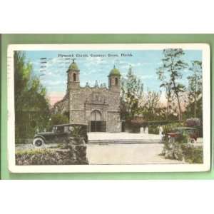   Vintage Plymouth Church Coconut Grove Florida 
