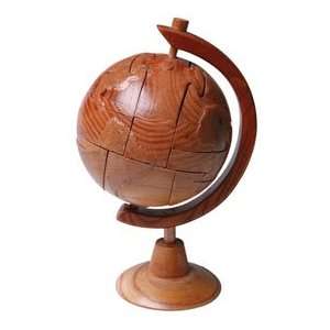  Wooden Globe Puzzle Toys & Games