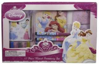 Princess Disney Stationery Set 12pc Gift Box New Party  