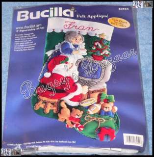 Bucilla checklist Computer Santa Felt Stocking Kit  