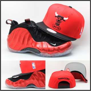 Mitchell & Ness Chicago Bulls Snapback Hat For The Air Foamposite 