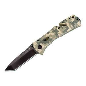 SOG Knives Trident DigiCamo Tanto Black TiNi   Knives & Accessories 