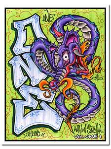 Tattoo Flash Sketch Book Grey Tiki Skull Snake Dragon  