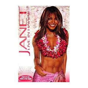 JANET JACKSON (HBO   LIVE IN HAWAII) Poster 