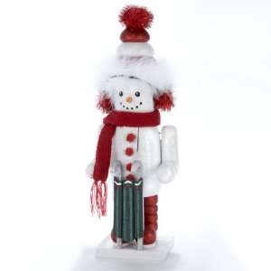   Wooden Snowman with Sled Christmas Nutcracker 15 