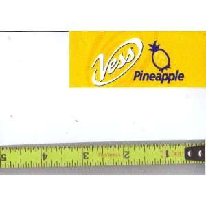  Magnum, Small Rectangle Size Vess Pineapple LOGO Soda Vending 