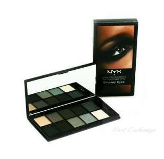 NYX * For Your Eyes Only * SMOKEY EYES 10 Color Combination (1 