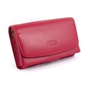 Sena Cases 2401061 Red Leather Motorola RAZR Lateral Pouch 
