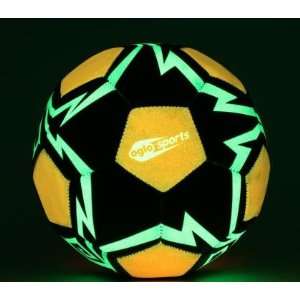   NSI Soccer Ball Orange Glo/ Yellow Deco /Black Ball Toys & Games