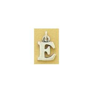  Sterling Silver Charm 9/16 in tall Greek Letter Epsilon Jewelry