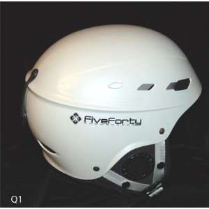 Snowjam Q1 Helmet and Ear Phones White 