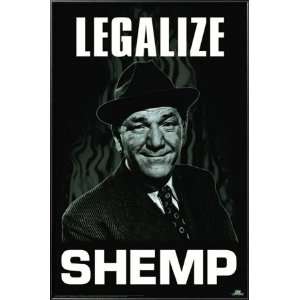  Three Stooges   Legalize Shemp Lamina Framed Poster Print 