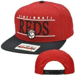   Twill Hat Cap Snapback Flat Bill Cincinnati Reds