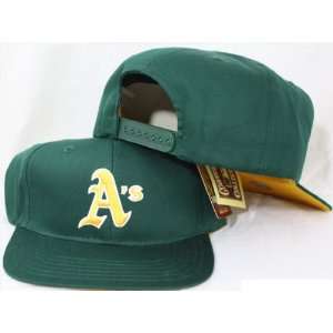 Oakland As Athletics Snapback Green Adjustable Snap Back Hat / Cap