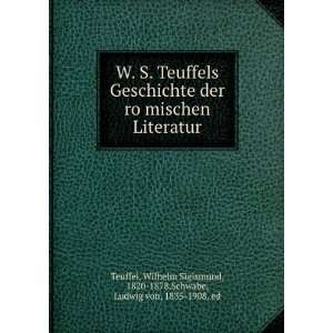   Sigismund, 1820 1878,Schwabe, Ludwig von, 1835 1908, ed Teuffel Books