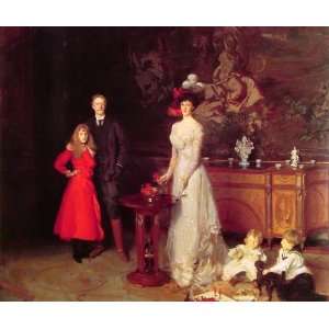   Sargent Sir George Sitwell Lady Ida Sitwell and Family