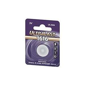  Ultralast #Cr1616 Lithium Coin Battery Electronics