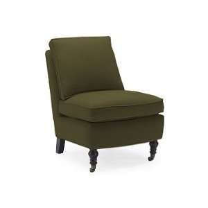 Williams Sonoma Home Kate Slipper Chair, Mohair, Moss  