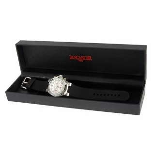 Lancaster ola0504s/sl/bk Gentlemens Watch  Retail $475  