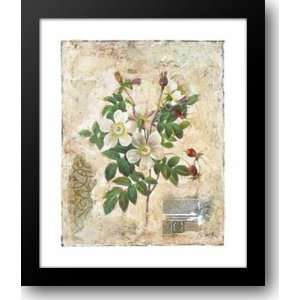  Sokol hohne   Floral with Manuscript II 24x28 Framed Art 