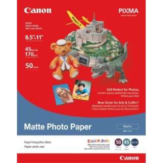 Canon Matte Photo Paper 8.5 x 11 Inches 50 Sheets  