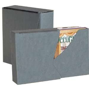    Slide Out Storage Magazine Box   Gray/White