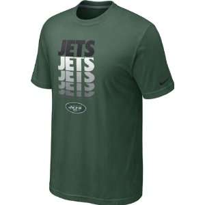  New York Jets Green Nike Blockbuster T Shirt Sports 
