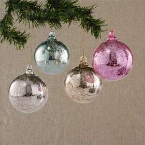   Dream Glass Ball Ornament, Small, Set of 4   Clearance