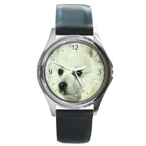  Japanese Spitz 2 Round Leather Watch CC0708 Everything 