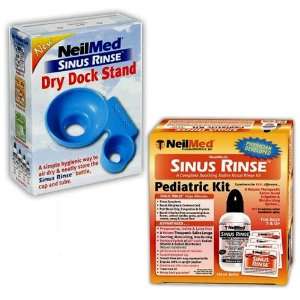  NeilMed Peidatric Sinus Rinse and Dry Dock Stand Health 