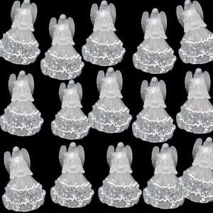  Club Pack of 36 Frosted Heavenly Angel Christmas Ornaments 