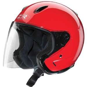    Z1R Ace Open Face Motorcycle Helmet Solid Red XXS Automotive