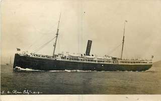 ROSE CITY SHIP RPPC HAWAII MAILED 1911 R36109  