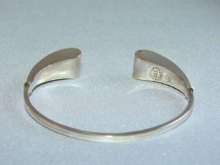   century modern sterling silver Taxco Mexico BNCO cuff bracelet 10.4g