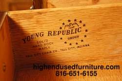 TELL CITY Young Republic Rock Maple 52 Buffet / Sideboard  