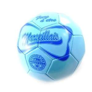  Soccer ball 100% Marseille blue.
