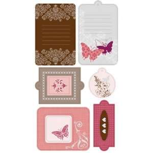   Jolie Chocolate Foil Chipboard Coaster Tags Arts, Crafts & Sewing