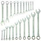 NEW 22 Piece Metric and SAE Raised Panel Combination Wrench Set  