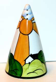   CLARICE CLIFF style English Art Deco four seasons Suger Sifters  